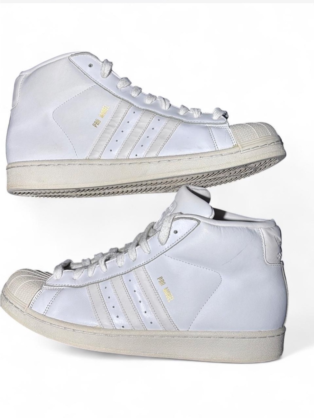 VINTAGE ADIDAS PRO MODEL SHELL TOP SNEAKERS 11 MEN - Picture 2 of 7